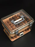 Cedar Wood Cigar Humidor Sealed Cigar Large Capacity Moisture-Proof Cigar Humidor Cabinet