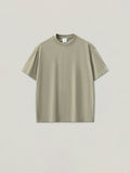 Men'S Solid Dropped Sleeve Tees