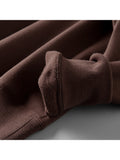 Vintage Highweight Men'S Solid Color Casual Loose Round Neck Long Sleeve Sweatshirt