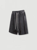 Men'S Vintage Washed Cropped Shorts