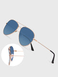 Concave Anti-Glare Reflective Light Sunglasses