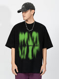 Loose-Fitting Digital Print T-Shirt