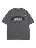 Retro Letter Print T-Shirt