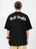 Retro Angle Letter Print T-Shirt
