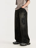 Retro Solid Color Jeans