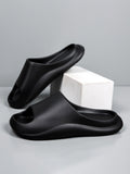 Men's Thick-Soled Solid Color Non-Slip Beach Slippers