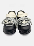 Thick Bottom Height Enhancement Couple Sandal Slippers