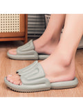 Men's Thick-Soled Solid Color Non-Slip Beach Slippers