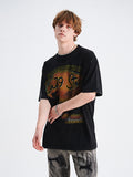 Retro Cartoon Print T-Shirt