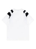 Loose-Fitting Stitch Contrast Color T-Shirt