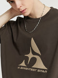 Loose-Fitting Meteorite Foam Print T-Shirt