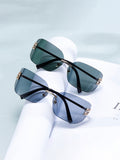 Frameless Square Fashionable Sunglasses