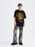 Retro Cartoon Print T-Shirt