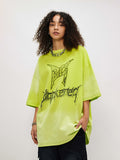 Loose-Fitting Letter Print T-Shirt