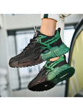Breathable Cushioned Contrast Color Causal Shoes