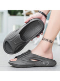 Men's Thick-Soled Solid Color All Occasions Beach Slippers