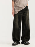 Retro Solid Color Jeans