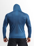 Men fitness quick dry Reflective Sports Hoodies