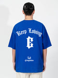 Loose-Fitting Letter Print T-Shirt