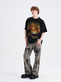 Retro Cartoon Print T-Shirt