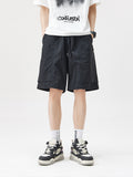 Retro Pocket Drawstring Cargo Shorts