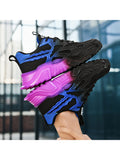 Breathable Cushioned Contrast Color Causal Shoes