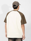 Retro Contrast Color T-Shirt
