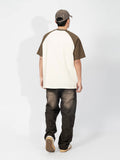 Retro Contrast Color T-Shirt