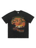 Retro Cartoon Print T-Shirt