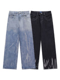 Washed Gradient Tie-Dye Jeans