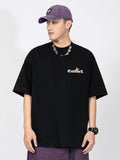 Retro Angle Letter Print T-Shirt