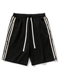 Side Bar Contrast Color Casual Shorts