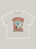 Retro Cartoon Print Kids T-Shirt