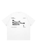 Loose-Fitting Phantom Letter Print T-Shirt