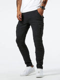 Cargo Denim Multi-Pocket Jeans
