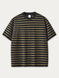 Loose-Fitting Retro Striped T-Shirt