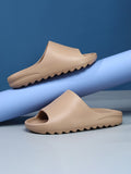 Men's Thick-Soled Solid Color Non-Slip Beach Slippers