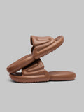 Men's Thick-Soled Solid Color Non-Slip Beach Slippers