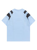 Loose-Fitting Stitch Contrast Color T-Shirt