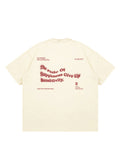 Loose-Fitting Phantom Letter Print T-Shirt