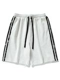 Side Bar Contrast Color Casual Shorts
