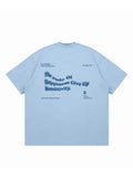 Loose-Fitting Phantom Letter Print T-Shirt