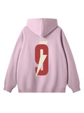 Fleece Double-Line Printed Hoodie