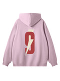 Fleece Double-Line Printed Hoodie