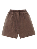 Retro Washed Drawstring Shorts