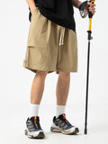 Casual Multi-Pocket Drawstring Cargo Shorts