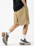 Casual Multi-Pocket Drawstring Cargo Shorts