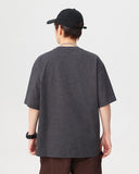 Loose-Fitting Graffiti Print T-Shirt