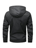 Men'S Fashion Monogrammed Hooded Coat