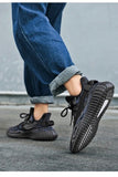 Casual Ventilate Flyknit Walking Sports Shoes High Elastic Sneakers